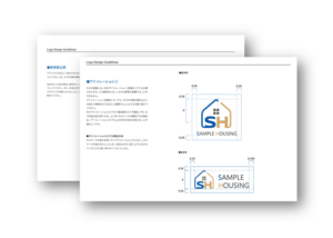 ガイドラインの納品の図